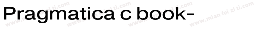 Pragmatica c book字体转换